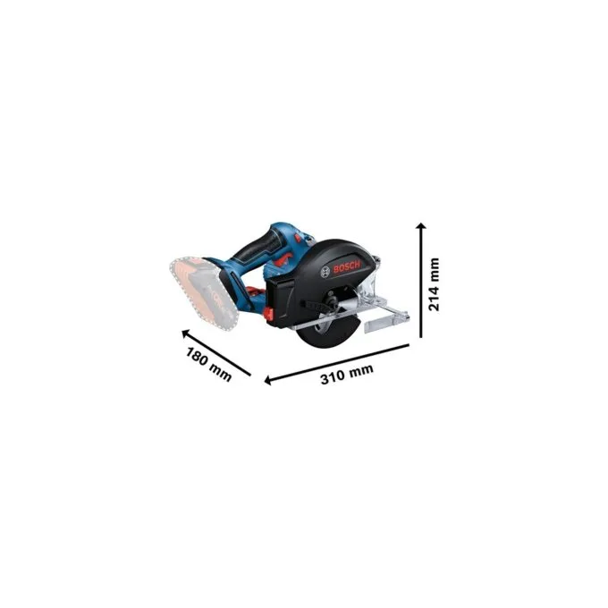 Cordless Metal-Cutting Circular Saw - GKM 18V-50 - Professional solo, handheld circular saw — image 2