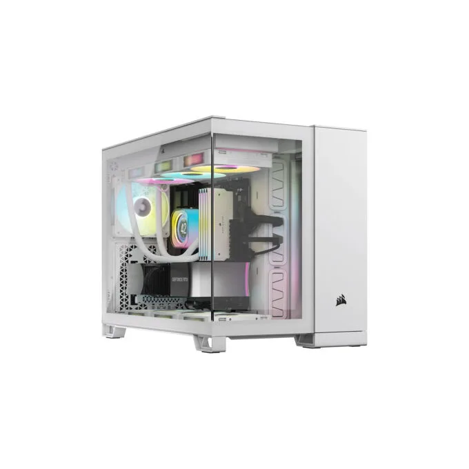 Corsair 2500X RGB weiß Midi Tower mATX Gaming Gehäuse — image 2