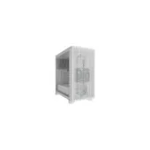 Corsair 3000D Tempered Glass - CC-9011252-WW - White Mid-Tower ATX Gaming Case, Tempered Glass Side, 2x120mm Fans