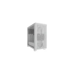 Corsair 3000D Tempered Glass - CC-9011252-WW - White Mid-Tower ATX Gaming Case, Tempered Glass Side, 2x120mm Fans