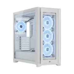 Corsair iCUE 5000X RGB QL Edition Mid-Tower ATX Gaming Gehäuse weiß