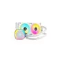 Corsair iCUE H100i RGB AIO - CW-9061005-WW - 240mm Radiator, White, 2x120mm RGB Fans