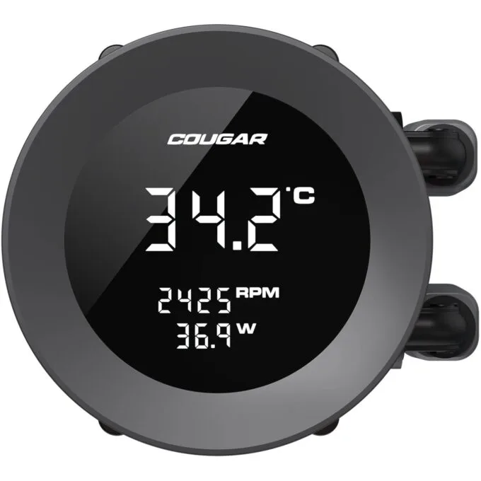 COUGAR CPU Cooler - Poseidon Vistek 240 - ARGB Black — image 3