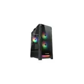Cougar Duoface RGB Black Mid Tower Case – Dual Panels, 3 ARGB Fans