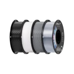 Creality CR-PETG Value Pack 4kg - Black & White & Grey & Transparent 3D Printer Filament