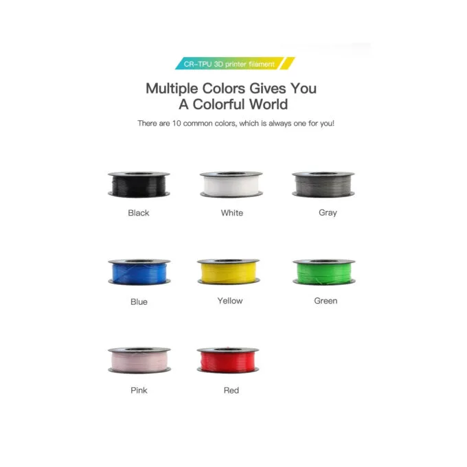 Creality CR-TPU White 3d Printer Soft Adhesive material Filament 1kg 1.75 — image 5