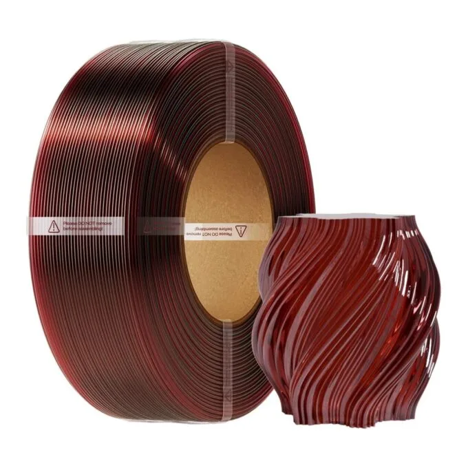 Creality PETG Filament - CR-PETG - Transparent Wine Red - No Reel - 3D Printer Filament, Hard Glossy, 1 kg — image 1