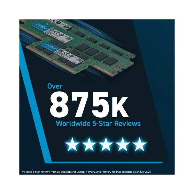 Crucial DDR5 UDIMM Kit 32GB (2x16GB) CL40 4800 - CT2K16G48C40U5 — image 2