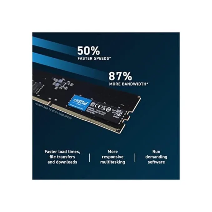 Crucial DDR5 UDIMM Kit 32GB (2x16GB) CL40 4800 - CT2K16G48C40U5 — image 4