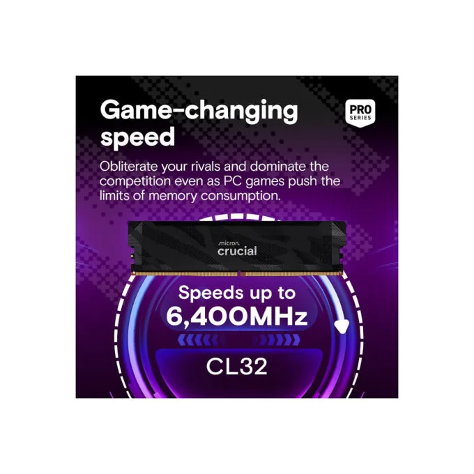 Crucial Pro 6400 Kit 32GB 2x16GB UDIMM CL32 B Overclocking — image 2