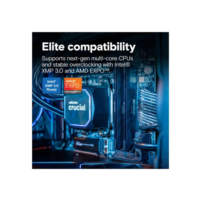 Crucial Pro 6400 Kit 32GB 2x16GB UDIMM CL32 B Overclocking — image 4