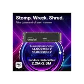 Crucial T710 2TB M.2 NVMe SSD - CT2000T710SSD8 - PCIe Gen5 x4, 14,500 MB/s Read