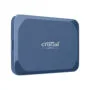 Crucial X10 - 1TB Portable SSD - USB 3.2 Gen2x2 (20Gb/s), 2100 MB/s, USB-C, Blue