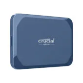 Crucial X10 Portable SSD - 2TB - USB 3.2 Gen2x2 (20Gbps), USB-C, Blue, 2100 MB/s