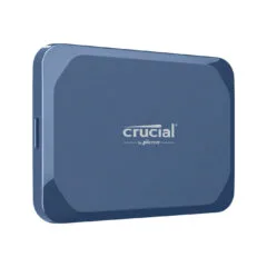 Crucial X10 Portable SSD - 2TB - USB 3.2 Gen2x2 (20Gbps), USB-C, Blue, 2100 MB/s