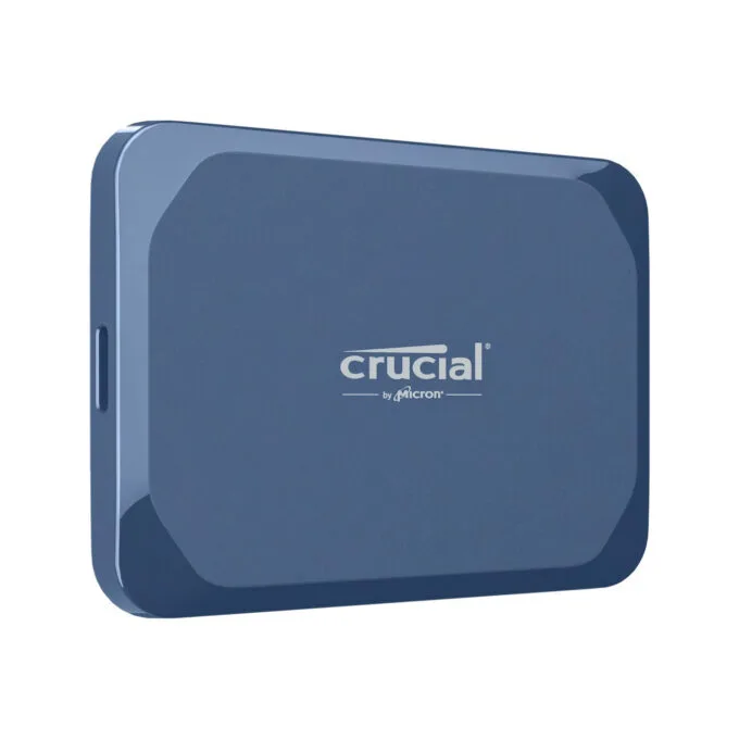 Crucial X10 Portable SSD - 4 TB - USB 3.2 Gen 2x2 Type-C, 2100 MB/s, Blue — image 1