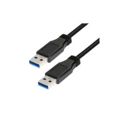 CU0039 2m USB 3.0 CABLE, USB-A M TO USB-A M, BLACK, LOGILINK