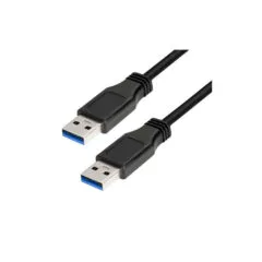 CU0040 3m USB 3.0 CABLE, USB-A M TO USB-A M, BLACK, LOGILINK
