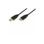 CU0041 1m USB3.0 A-A M F BLK CABLE LOGILINK