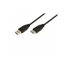 CU0043 3m USB3.0 A-A M F CABLE BLK LOGILINK