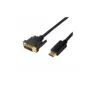 CV0130 1m DISPLAYPORT TO DVI CABLE M M 1080p BLACK, LOGILINK