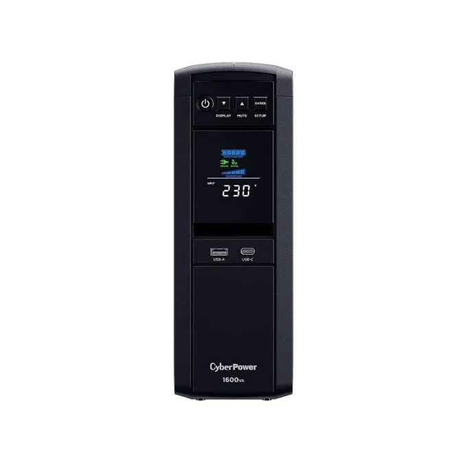 CyberPower CP1600EPFCLCD-UK 1600VA Pure Sine Wave Line-Interactive Tower UPS — image 2