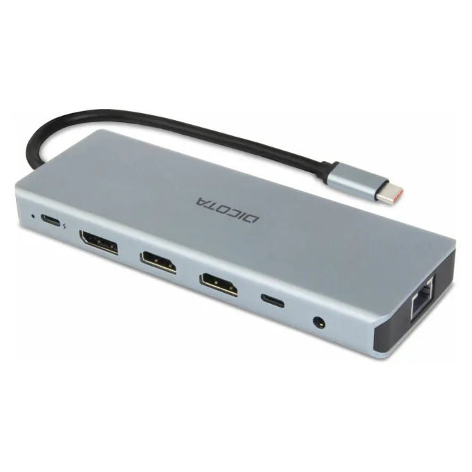 D Dicota USB-C 13-in-1 Docking Station 4K HDMI DP PD 100W — image 2