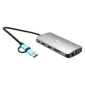 D I-TEC USB 3.0 3X LCD NANO DOCK - DisplayLink USB-A Dock, 3 Displays