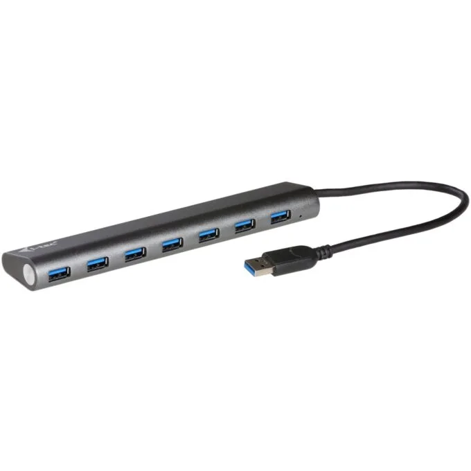 D I-TEC USB 3.0 7-Port HUB ALU - Aluminum USB-A Hub — image 2