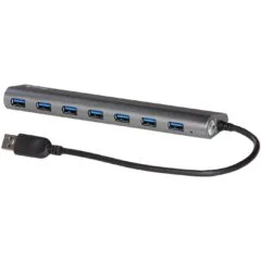 D I-TEC USB 3.0 7-Port HUB ALU - Aluminum USB-A Hub