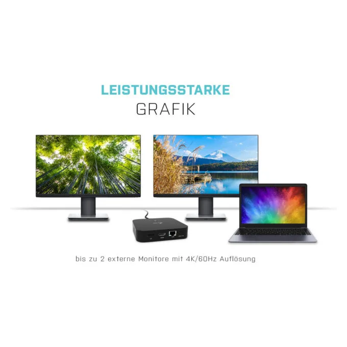 D i-tec USB-C HDMI DP Docking Station + Power Delivery 100W — image 4