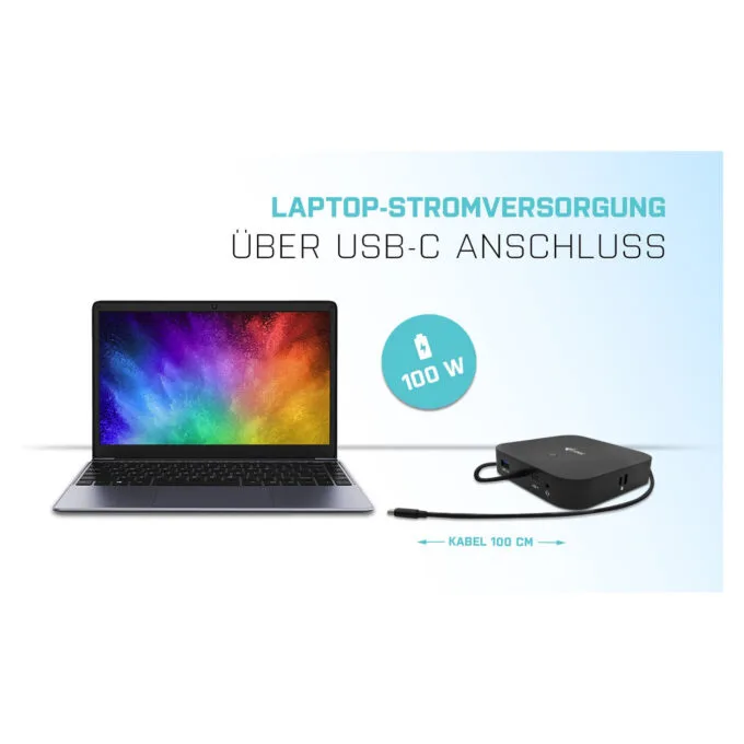 D i-tec USB-C HDMI DP Docking Station + Power Delivery 100W — image 6