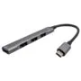 D I-TEC USB-C Metal Hub 1x USB-C + 3x USB-A - Compact Aluminum Hub