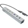 D I-TEC USB-C USB-A 7-Port Aluminum Hub -