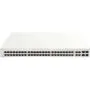 D-Link DBS-2000-52MP Nuclias 52-Port L2 PoE+ Gigabit Switch - Grey, 700MHz CPU, 256MB DDR3
