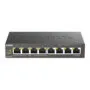 D-Link DGS-1008P - 8-Port Gigabit PoE+ Unmanaged Switch - Black Metal Desktop, 4 PoE+ Ports, 60W Budget