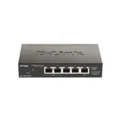 D-Link DGS-1100-05PDV2 - 5-Port Gigabit Smart PoE Switch (2 PoE ports, 18W/port) - Black