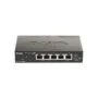 D-Link DGS-1100-05PDV2 - 5-Port Gigabit Smart PoE Switch (2 PoE ports, 18W/port) - Black