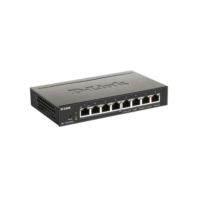 D-Link DGS-1100-08PV2 - 8-Port Gigabit Managed L2/L3 PoE+ Switch — image 2