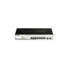 D-Link DGS-1210-10P - 10-Port Gigabit PoE L2 Smart Managed Switch, Rackmount 1U