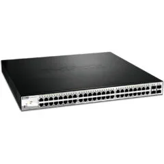 D-Link DGS-1210-52MP - 52-Port L2 Smart Managed Switch, 48x PoE+ Ports, 4 SFP, Gigabit