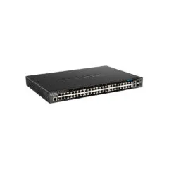 D-Link DGS-1520-52MP - 52-Port Gigabit PoE+ Smart Managed L3 Switch - Black, 370W PoE Budget