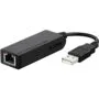 D-Link DUB-E100 USB 2.0 10/100 Ethernet Adapter - Black