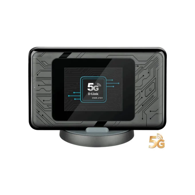 D-Link DWR-2101 5G Wi-Fi 6 AX1800 Mobile Hotspot - Black, 5260mAh, Gigabit Ethernet — image 1