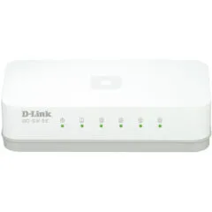 D-Link GO-SW-5E/E - 5-Port Unmanaged Fast Ethernet (10/100) Switch - White