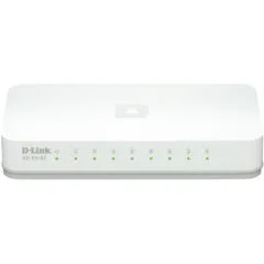 D-Link GO-SW-8E - 8-Port 10/100 Fast Ethernet Unmanaged Switch - White