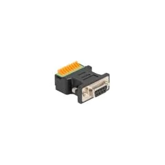 D-Sub 9 Pin Socket to Terminal Block Adapter - with push button