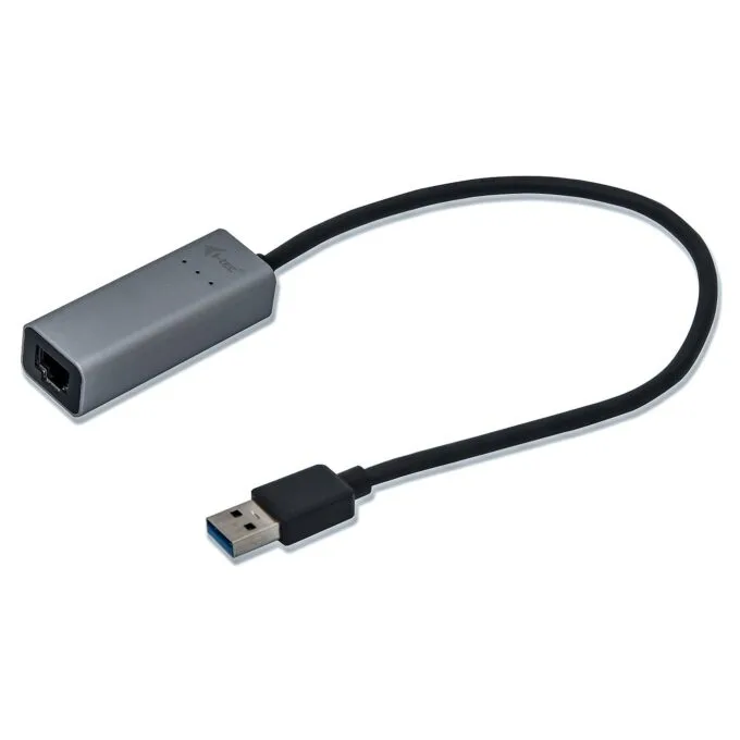 D-TEC USB 3.0 Metal Gigabit Ethernet Adapter - USB 3.0 to RJ-45, LED Indicator, Notebook/Tablet/PC, Windows/macOS — image 2