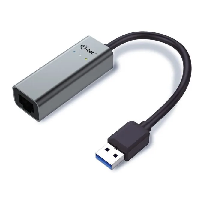 D-TEC USB 3.0 Metal Gigabit Ethernet Adapter - USB 3.0 to RJ-45, LED Indicator, Notebook/Tablet/PC, Windows/macOS — image 3