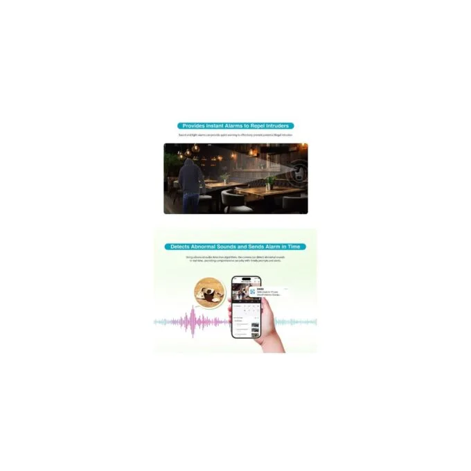Dahua IP Indoor 3.0MP Wi-Fi PT Dome - H3D-3F - Dual Lens — image 8